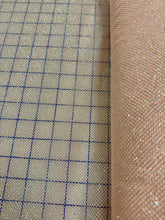 Iridescent Glitter Tulle - 58-inches Wide European "Peachy" Pink